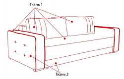 схема дивана Тони